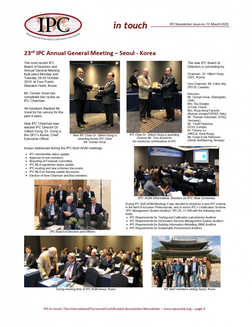 IPC Newsletter